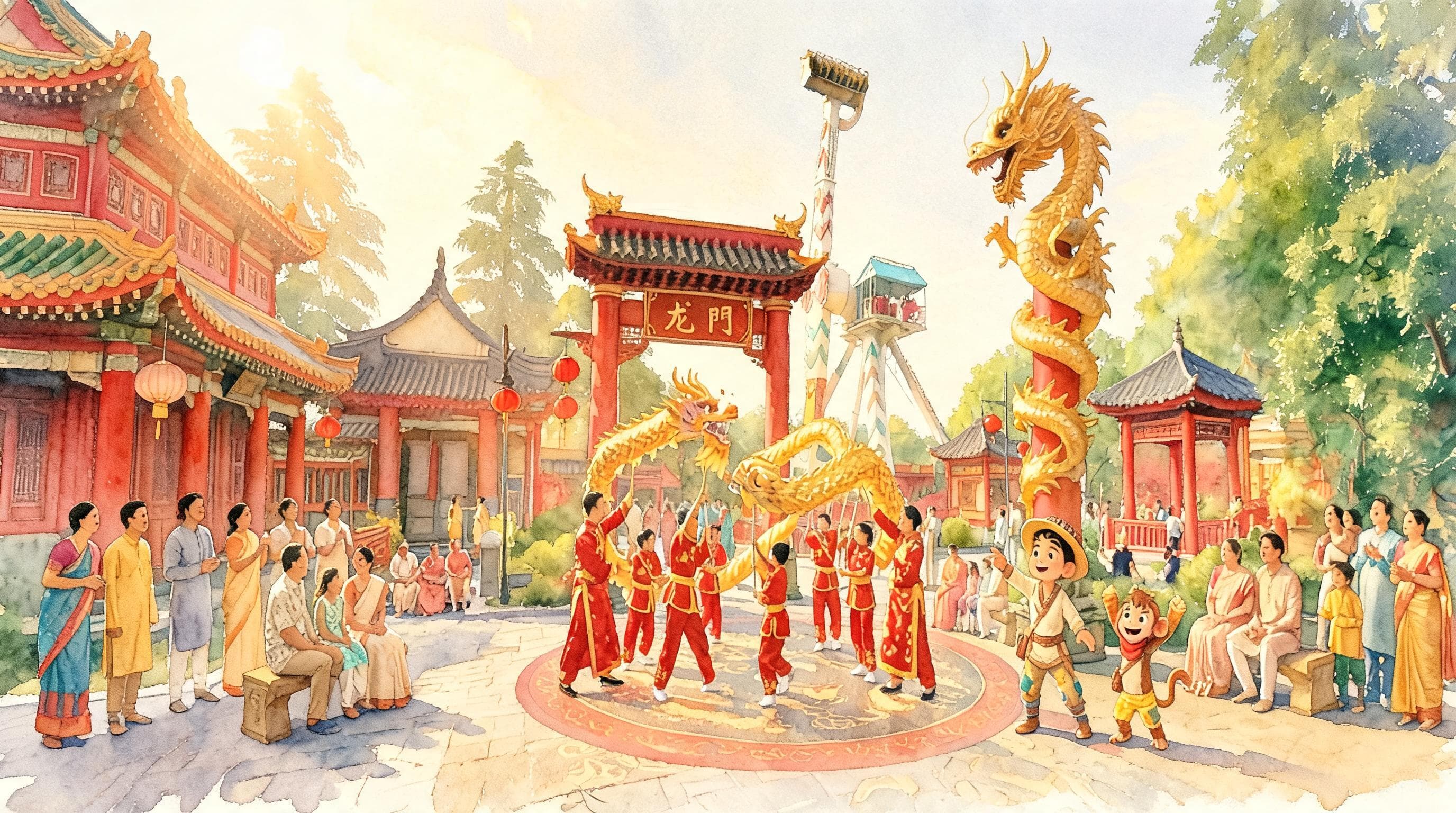 China Zone in Dreamasia, designed by Mast Studios 