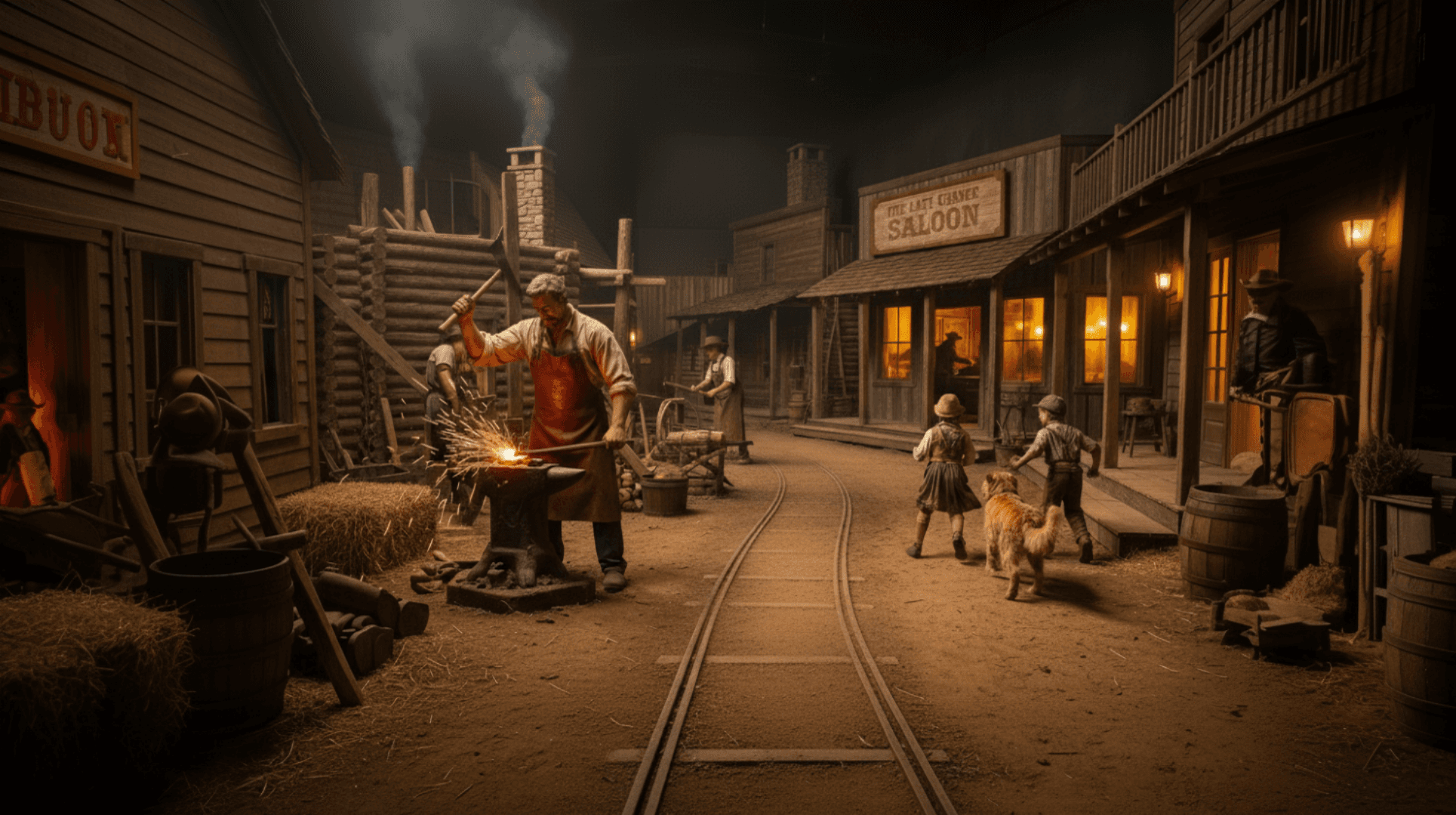 The age of mining in the dark ride of Nicco Park