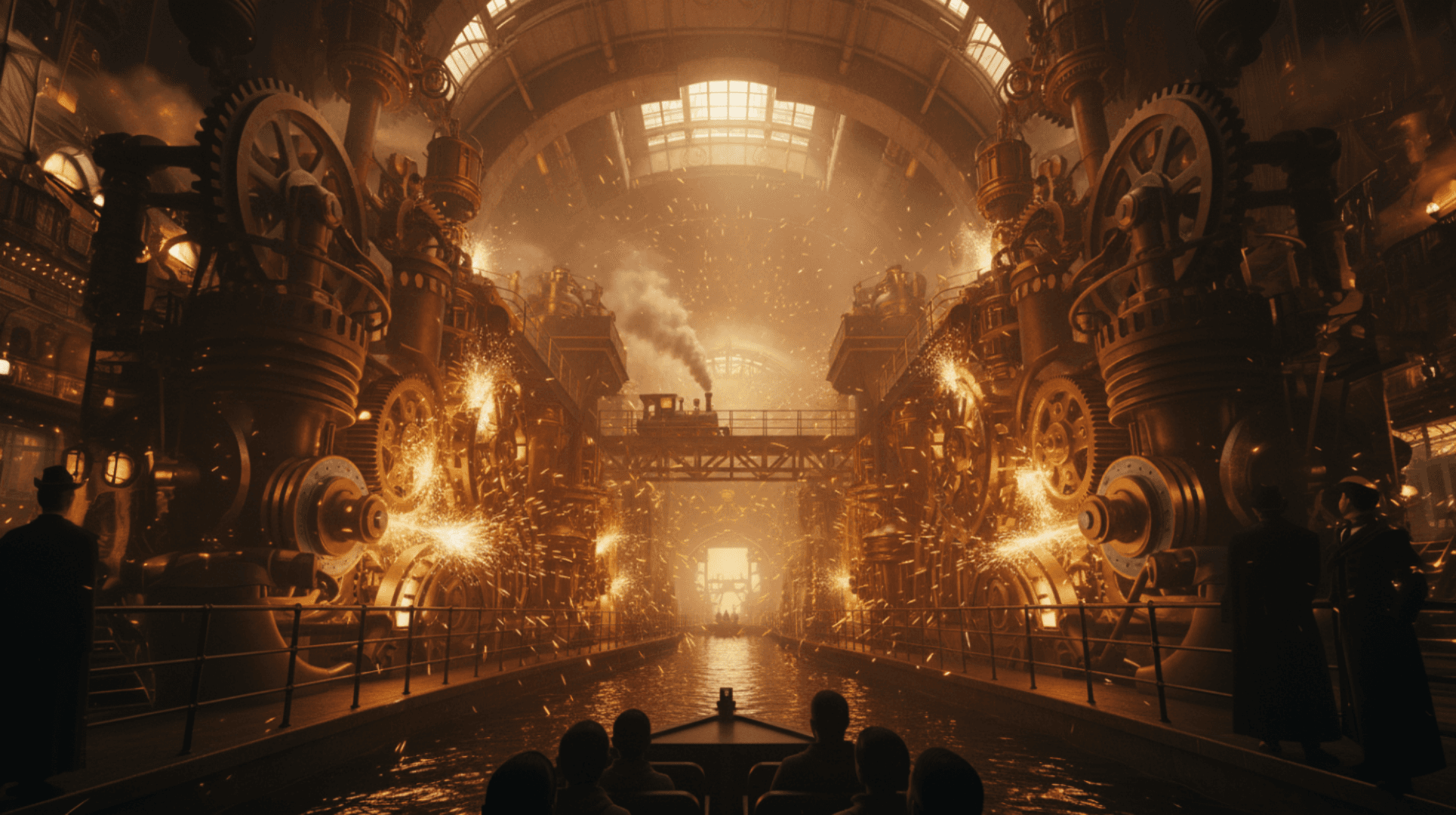 The Age of Industrial Rervolution within the Dark Ride designed for Nicco Park