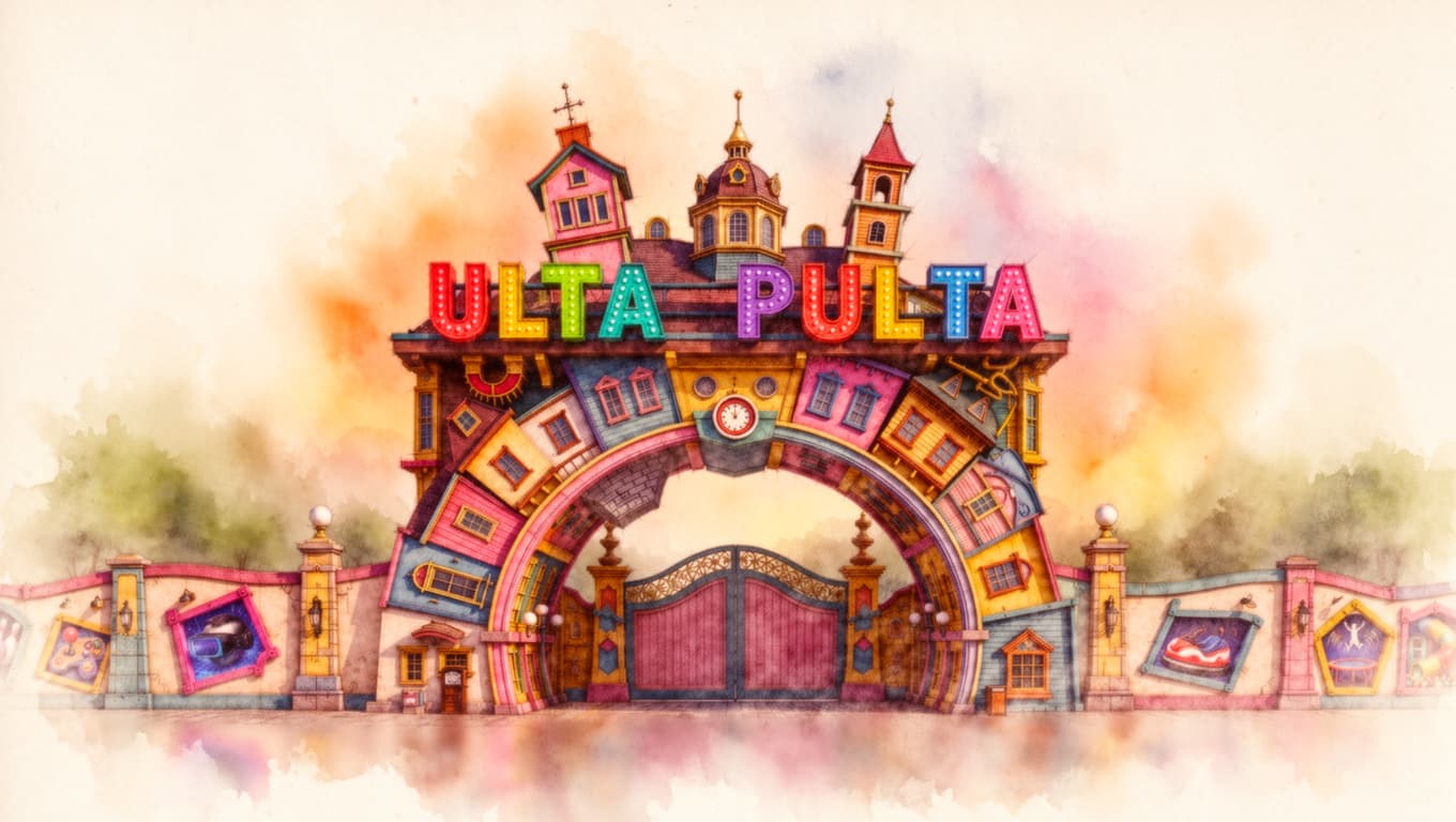 Entry archway of FEC Raipur called ULTA PULTA