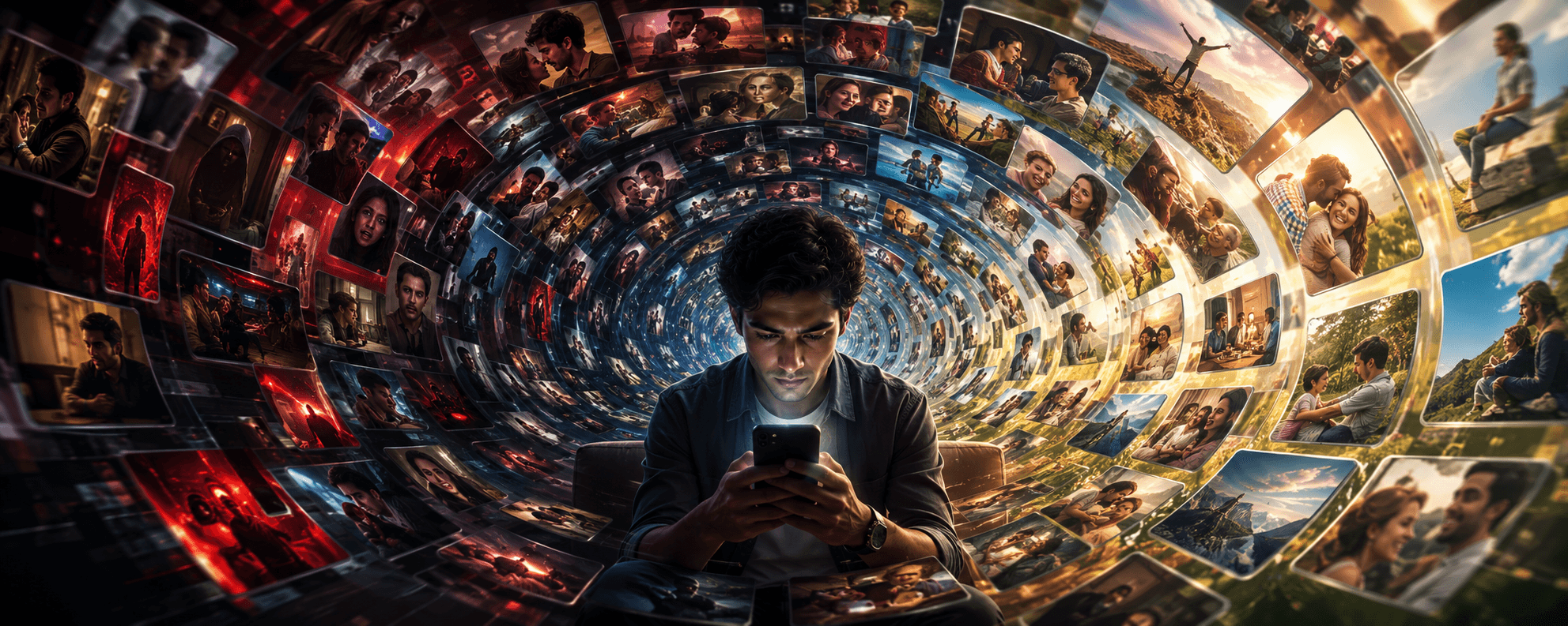 The Infinite Screen Spiral