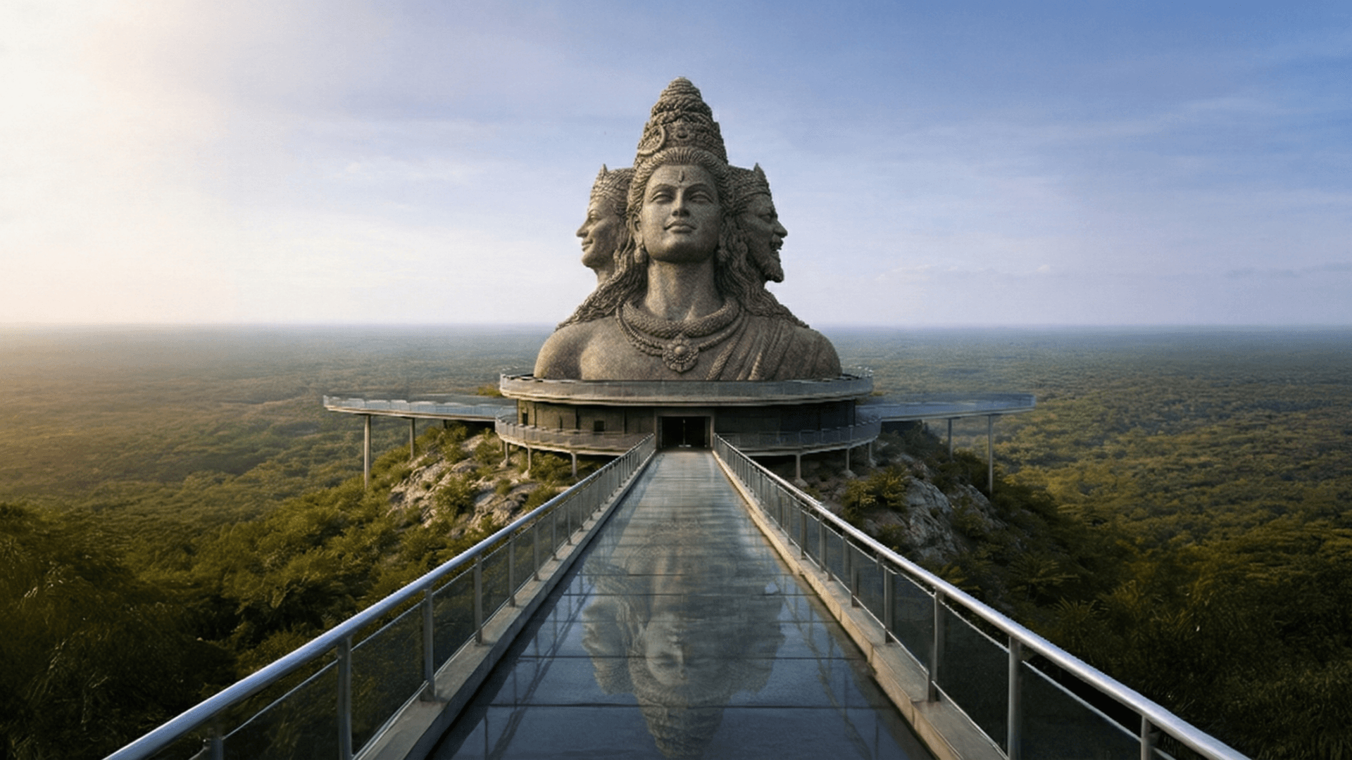 The Pathway to Shiva, on the tip of the Adichunchingiri mountain